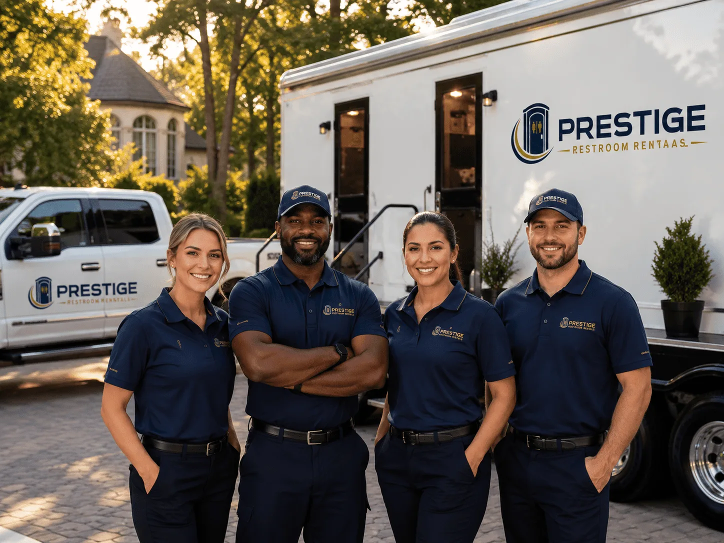 Trusted Luxury Portable Restrooms company in Bahama, NC